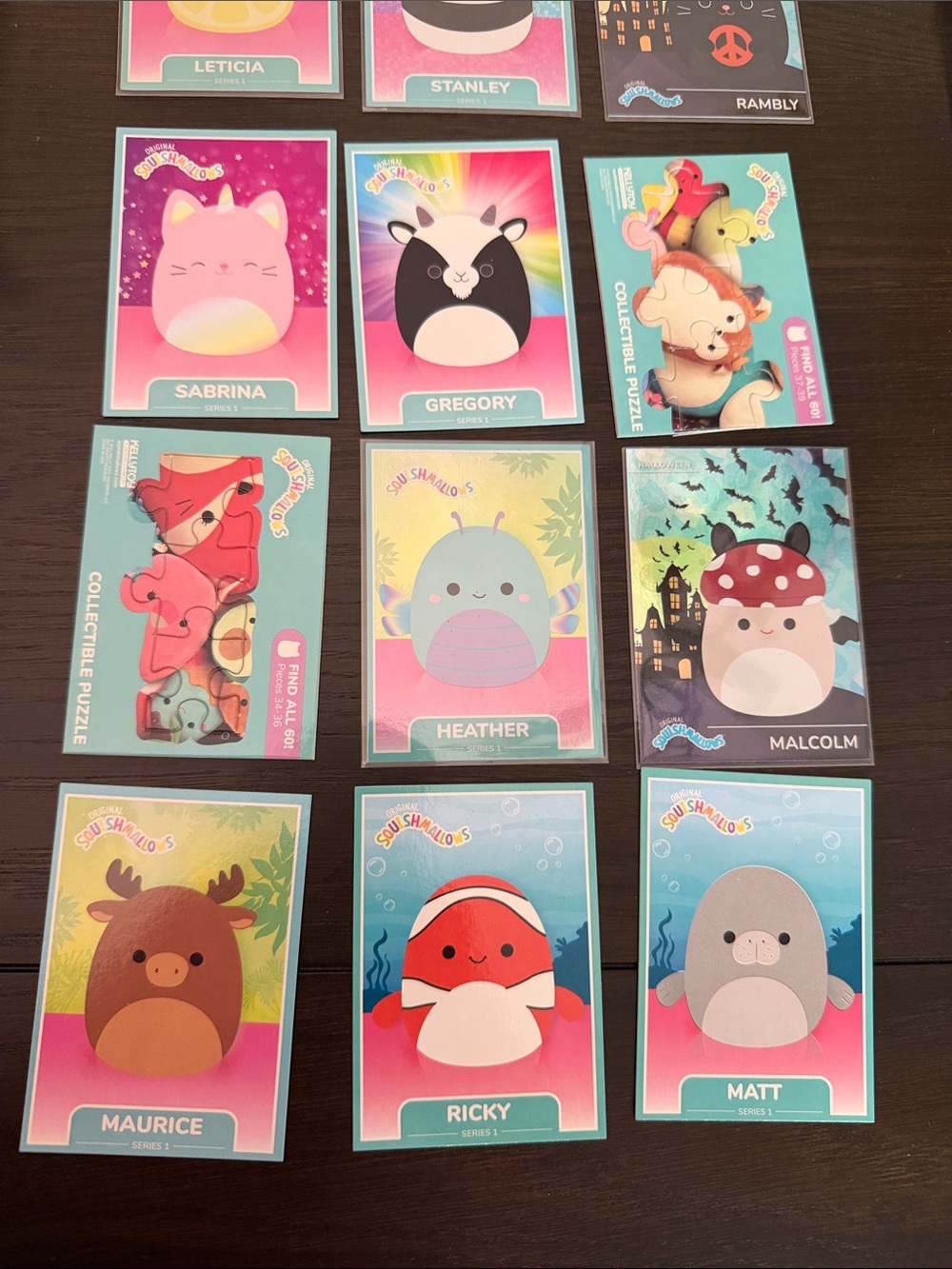 Lot of 12 Squishmallow trading cards - Picture 3 of 3